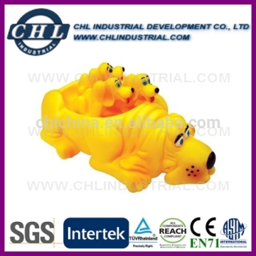 Hot selling bath dog set with logo printed