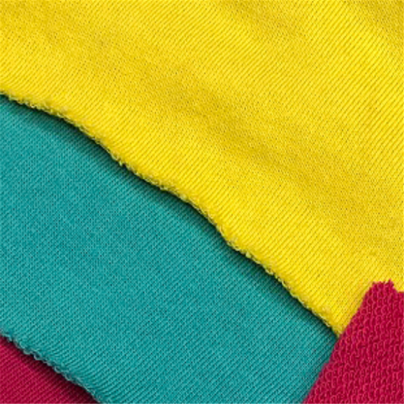 Soft CVC Terry Knitting Hoddies Fabric (3)