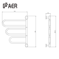 Heated Towel Rack Wall Mounted Bathroom