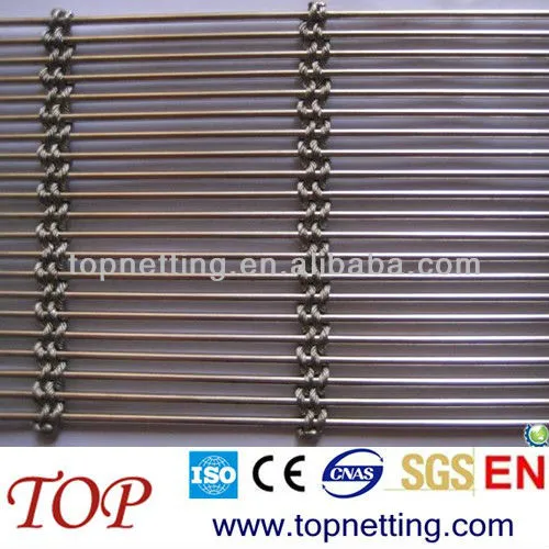 304/316L stainless steel fabric mesh curtain/ room divider/ shielding curatin