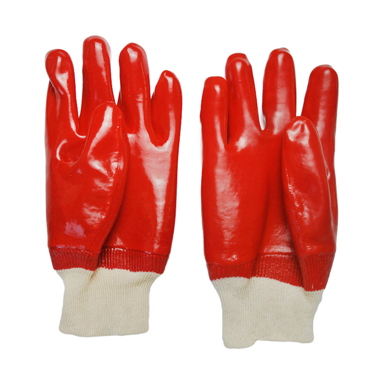 cheap pvc coated industrial hand safety work gloves manufacturers