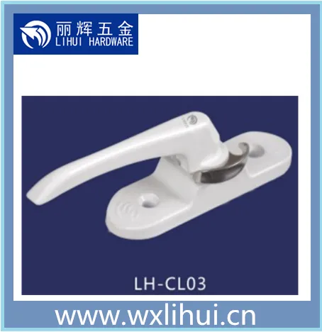 upvc sliding door lock,zinc alloy handle aluminum alloy base crescent lock