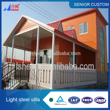 beautiful low cost light steel structure villa