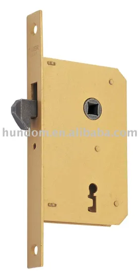 Steel sliding door lock