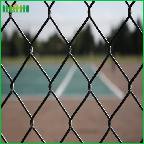 PVC tráng chuỗi liên kết hàng rào cho các lĩnh vực bóng chày