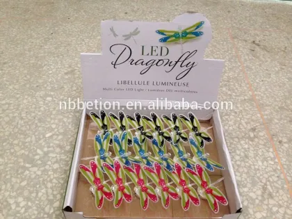 led fiber optic dragonfly light led dragonfly light garden decoration dragonfly light spring dragonfly night light