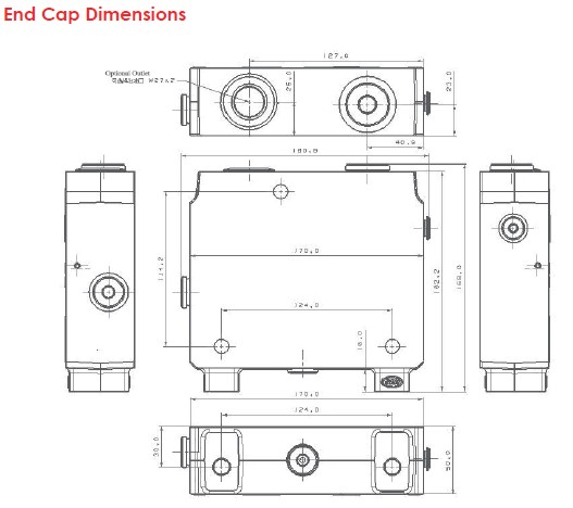 End Cap Dimensions