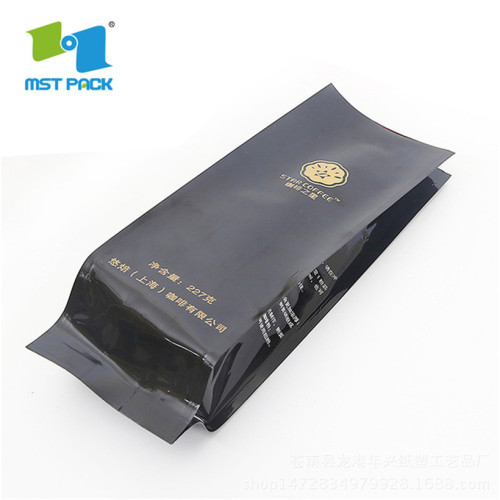 Side Gusset Coffee Bag With One Way Valve Laminated Bag Wholesale