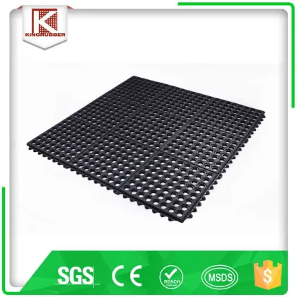 Household rubber interlocking mat