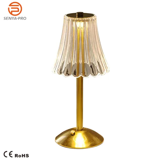 Senya-Pro Gold Battery Operated Dimmable USB Touch Crystal 3 Color LED Cordless Table Lamp