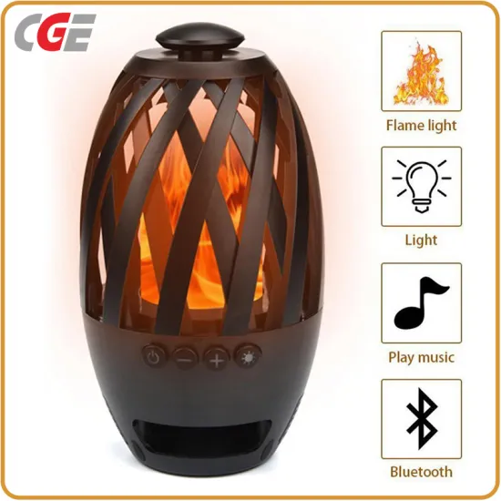 LED Flame Lamp Portable Bluetooth Speaker&Torch Atmosphere Flicker Warm Light LED Lamps
