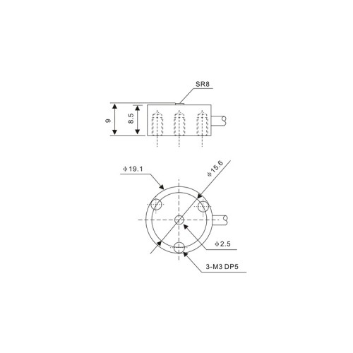 Miniature Button Type Round Load Cell 50N