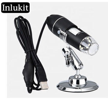 Microscopio digitale USB 8D con ingrandimento 0-1000x