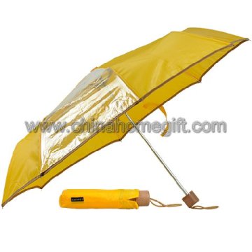 البوليستر مع بو قابلة للطي مظلة