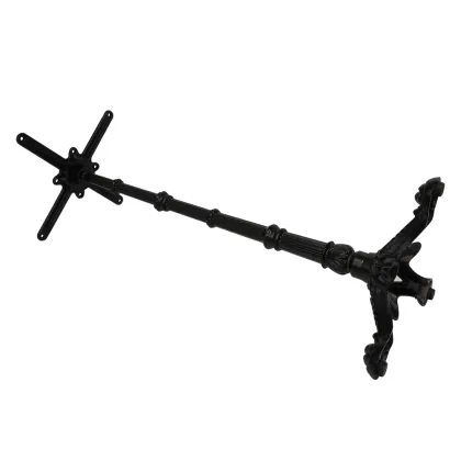 Cast Iron Three Claws with Adjustable Feet Solid Column Bar Table Base