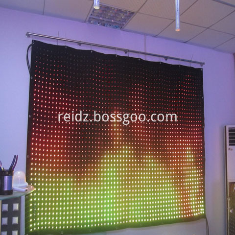 led fireproof curtain