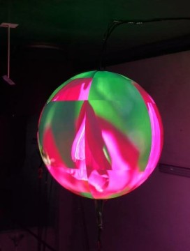Écran de boule LED P4 de 1,8 m
