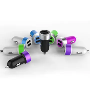 Mini 5v 2.4A Dual Port USB Car Charger