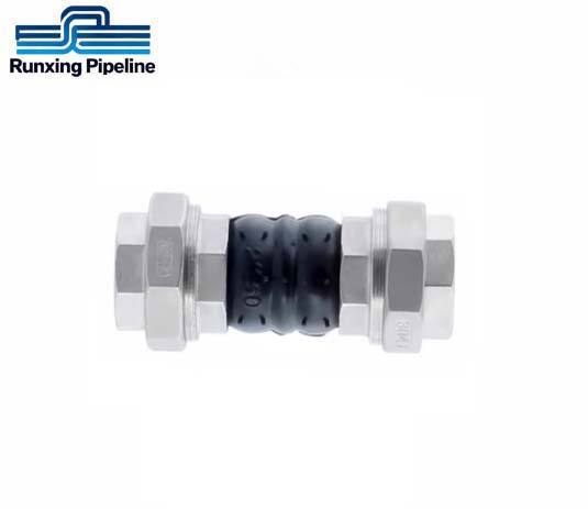 thread union rubber expansion joint