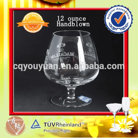 France cognac use 12oz brandy snifters with logo