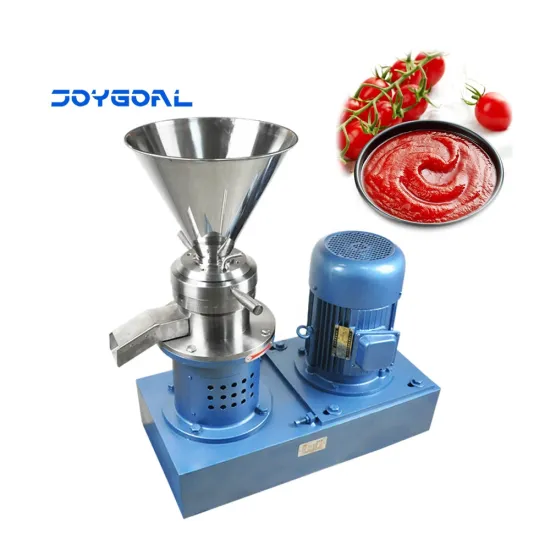 Chemical Grease Inline Colloid Mill Machine for Peanut Butter Making with Cooling Tower Connectivity