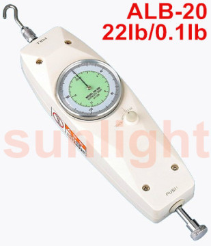 Auxiometer Analog Push and Pull Force Gauge 22LB/10KG ALB-20