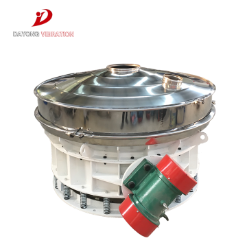Low noise graphite vibro screen discharge sieve machine