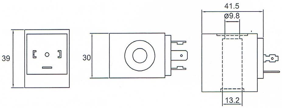 Dimension of BB13239027 Solenoid Coil: