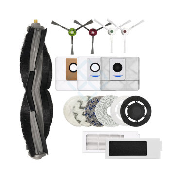 Ecovacs T20 Robot Vacuum Accessories: MAX PRO Filter, Mopping Main Pipe, Dust Brush, and Bag