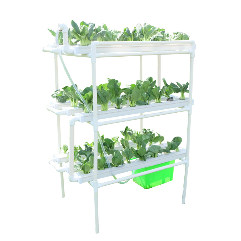 PVC Vertical Nft Indoor hydroponic growing equipment