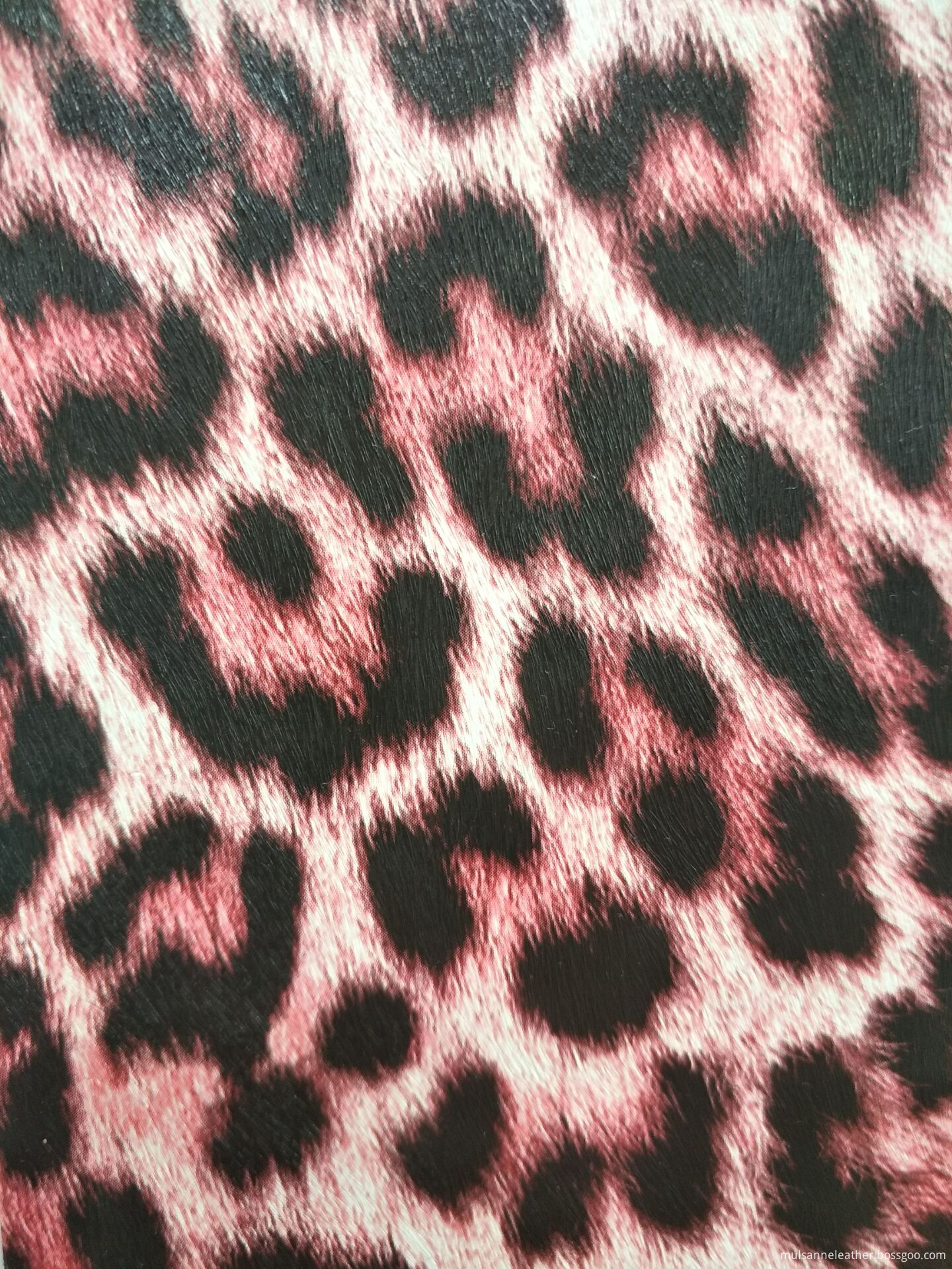 Foil Small Leopard PU Leather
