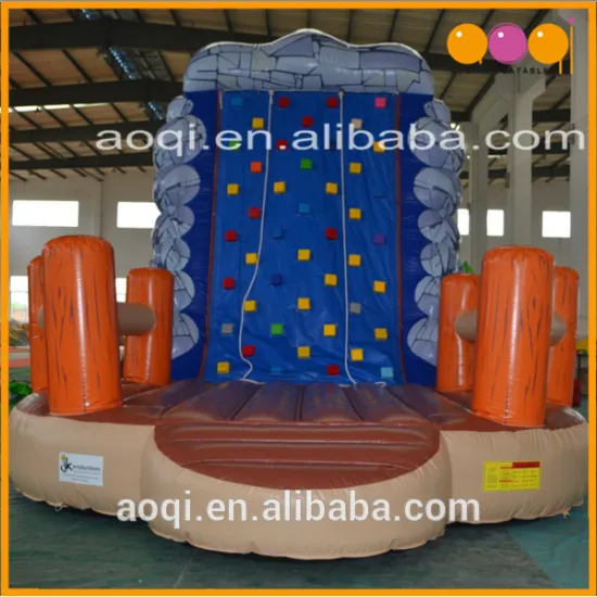 Exciting inflatable Rock Wall the most popular outdoor playground equipment