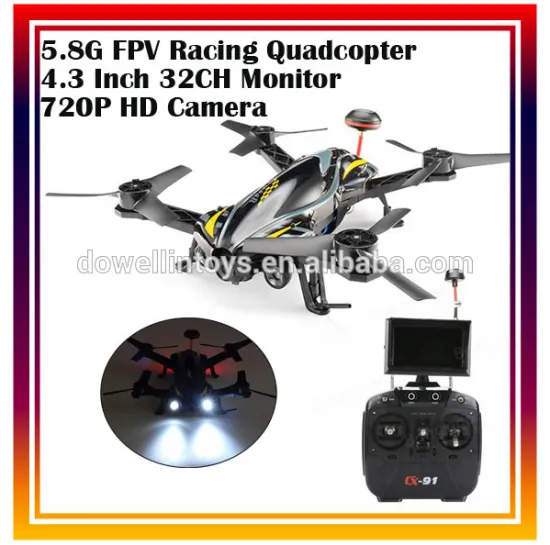 Cheerson Jumper RC Drone CX91 5.8G FPV Racing Quadcopter with 4.3 Inch 32CH Monitor 720P HD Camera