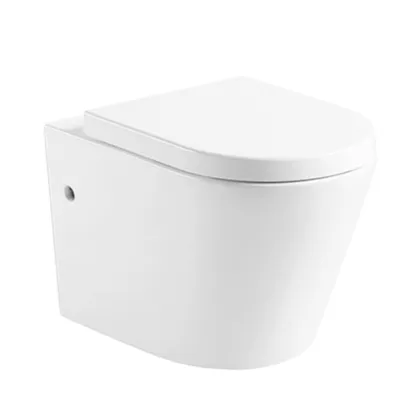 Modern European Design Ceramic White Hotel Room Toilet