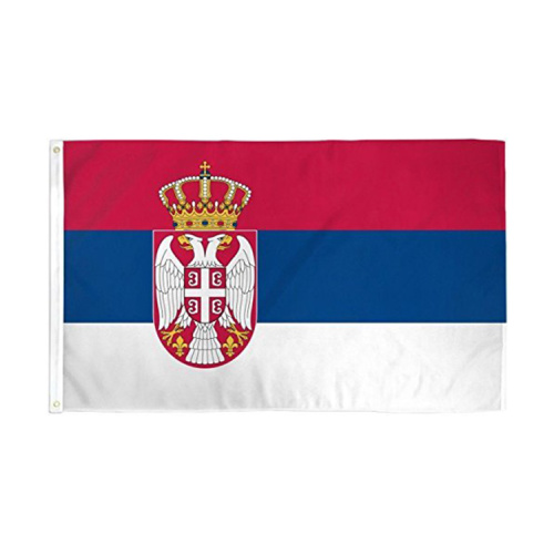 100% polyester countries serbia flag printing