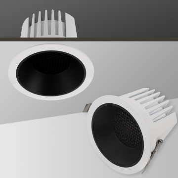 Szédülésellenes tompítható mennyezeti macskák süllyesztése LED lefelé