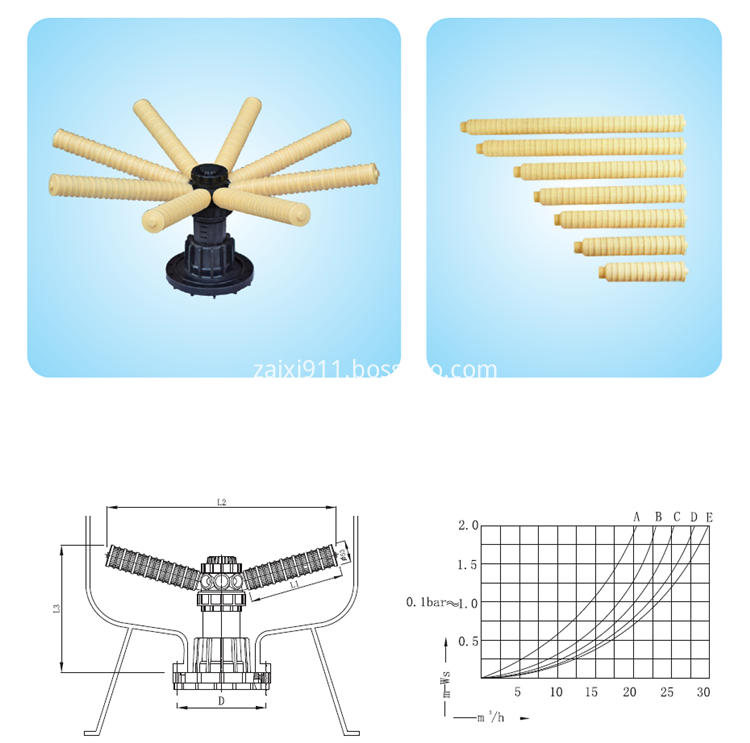 8 laterals side mount bottom distributor