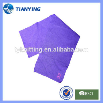 Cheap purple color embroidery wholesale scraf for kids