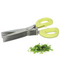 19cm Minced 5 Layers Multifunctional Kitchen scissor Shredded Chopped Scallion Cutter Herb Laver Spices Cook Tool cut