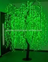 2017 New product 2.5M/3.5M/4M Simulation Led Willow Tree For Holiday Celebration Out Door Use