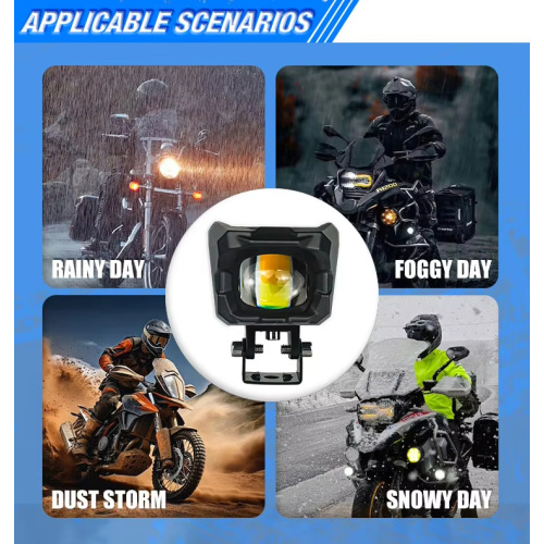 HJG Motorcycle Square Laser Fog Light