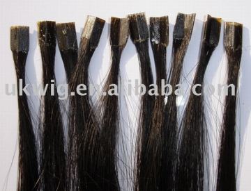 pre-bonded hair extension / flat-tipped hair extension/ 100% human hair