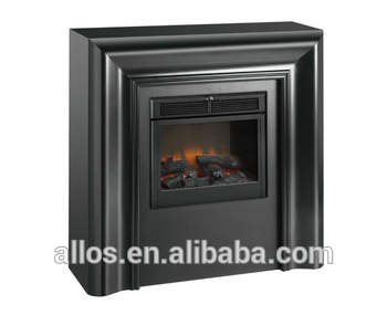 Bio ethanol indoor fireplace with mantel