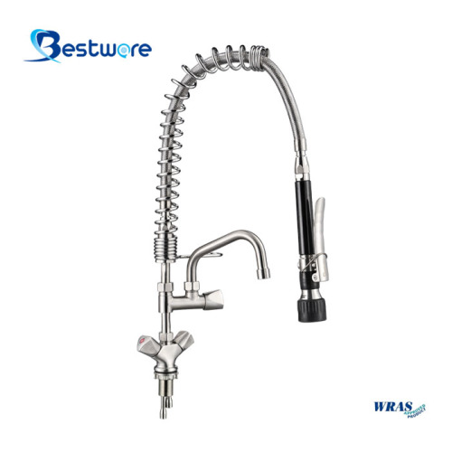 New Kitchen Commercial Faucet With Sprayer