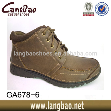 round toe eaurope style handmade high quality leather shoes
