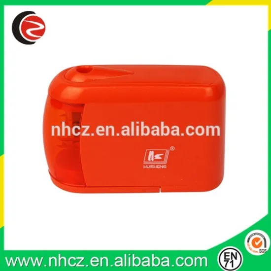 Orange Battery Pencil Sharpener Electric