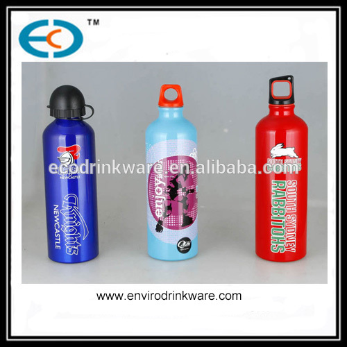 500ML/750ML BPA free colorful aluminum water bottle with logo