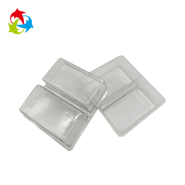 2 cavity biscuits plastic blister tray