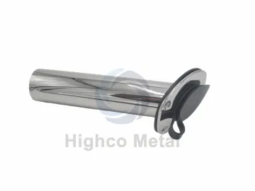 Stainless Steel Fishing Rod Holder with Rubber Inserts