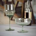 Χέρι φουσκωμένο Ripple Wine Glass Champagne Saucer